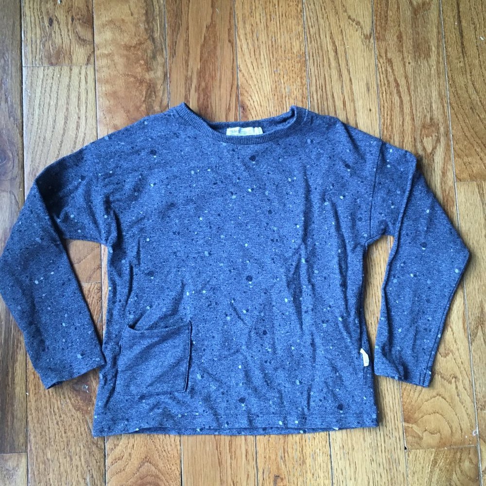 Miles Long Sleeve Paint Splatter TShirt